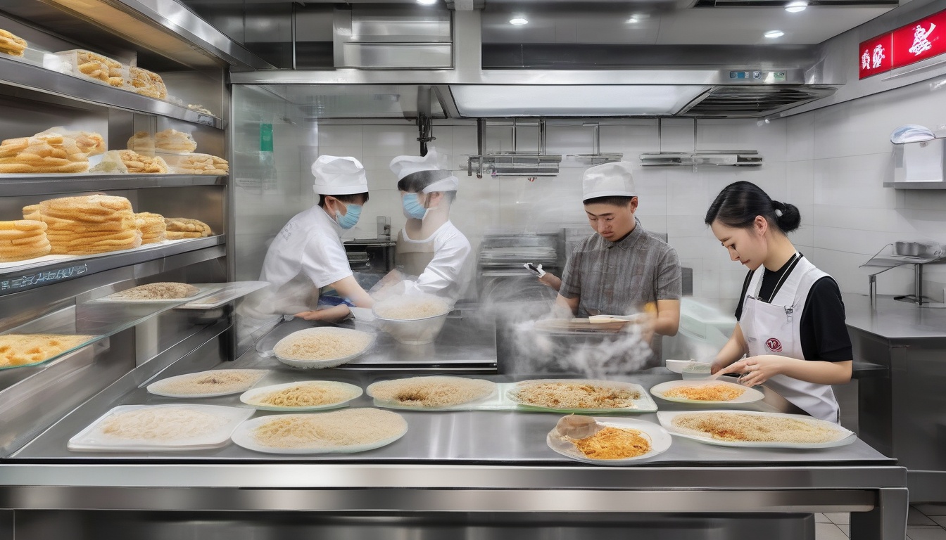 北京のロボット麺料理店が示す、外食自動化の商業化と収益モデル転換の現在地を象徴するイメージ写真